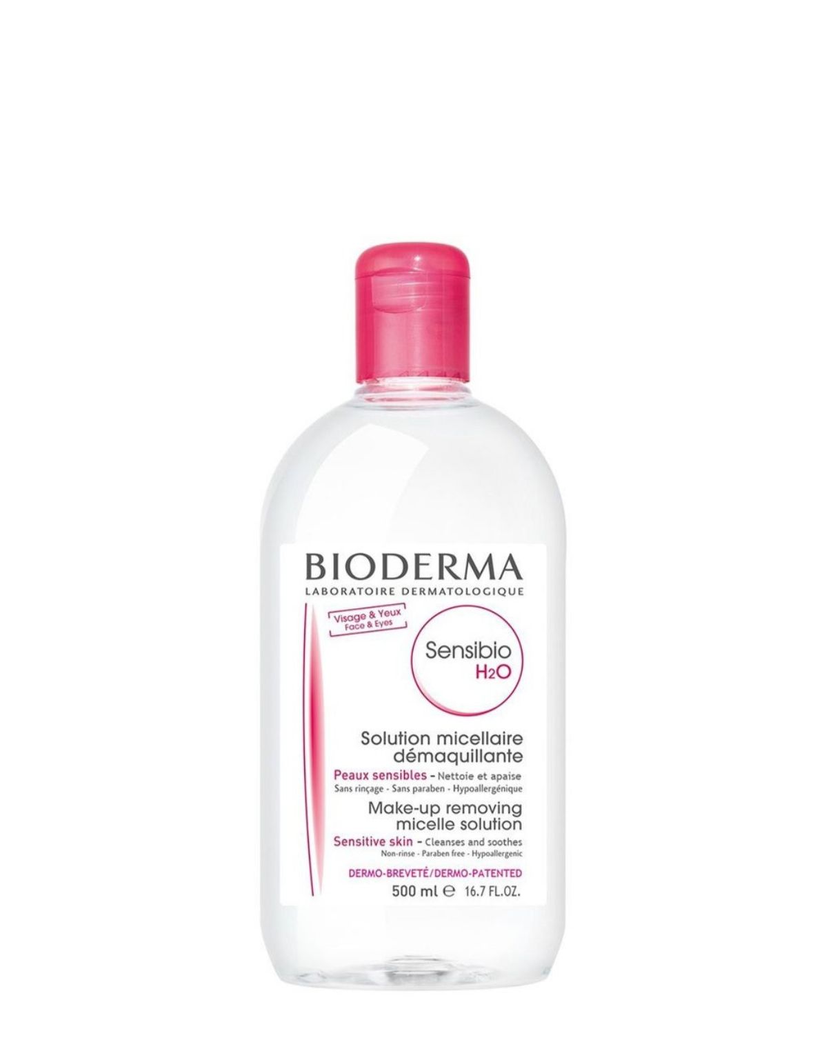 Bioderma Sensibio H2O Cleansing & Make up Removing Micellar Water 500ml